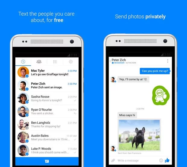 Utilizarea Facebook Messenger este din ce in ce mai frecventa